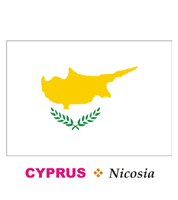 Cyprus Flag Coloring Pages