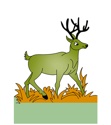 Fastest Deer Coloring Pages