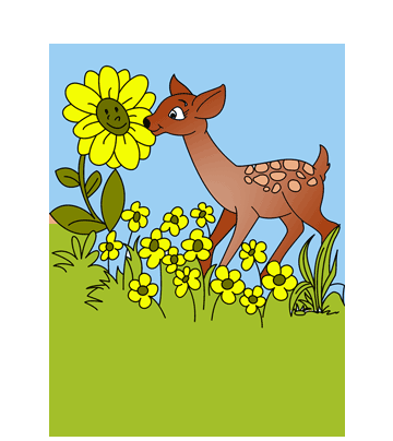 Deer Coloring Pages