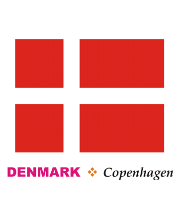 Denmark Flag Coloring Pages