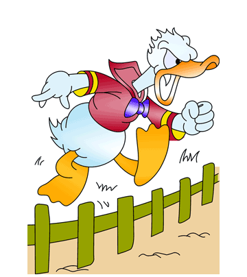 Angry Donald Duck Coloring Pages