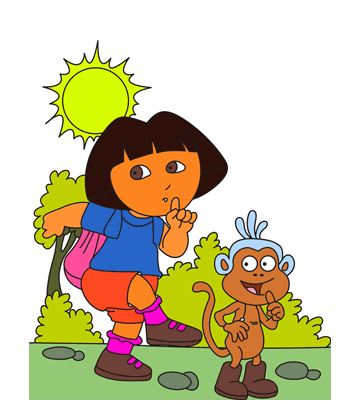 Dora Dolls Coloring Pages