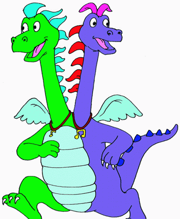 Animated Dragon Tales Coloring Pages