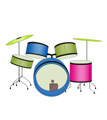 Drum Set Coloring Pages