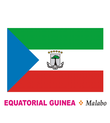 Equatorial Guinea Flag Coloring Pages