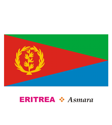 Eritrea Flag Coloring Pages