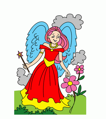 Butterfly Fairy Coloring Pages