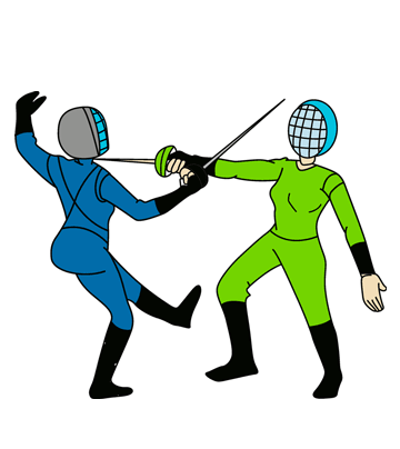 Defense Fencing Coloring Pages