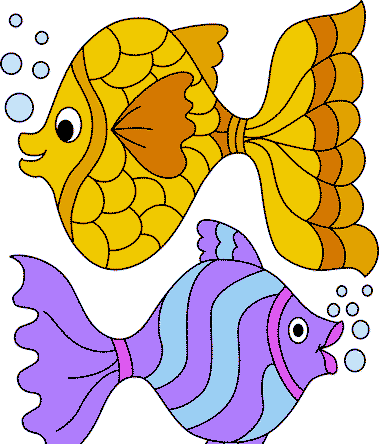 Fish Bubbling Coloring Pages