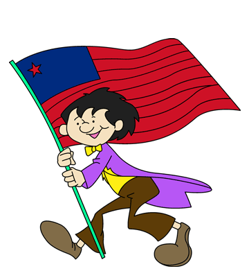 Flag Day Play Coloring Pages