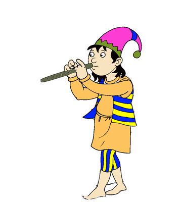 Flute Music Coloring Pages