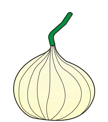 Garlic Coloring Pages