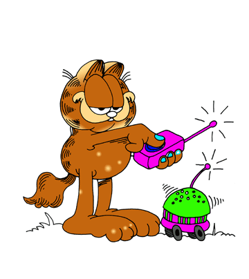 Baby Garfield Coloring Pages