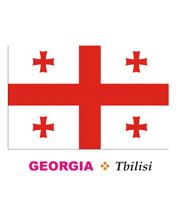 Georgia Flag Coloring Pages