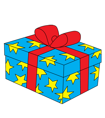 Gift Boxes Coloring Pages