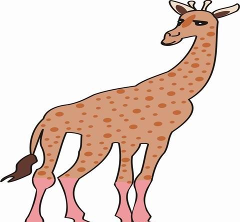 Tall Giraffe Coloring Pages