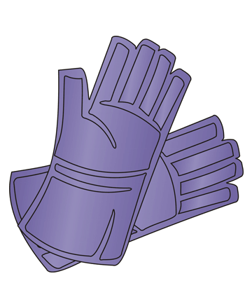 Gloves Coloring Pages