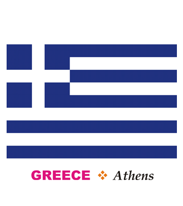 Greece Flag Coloring Pages