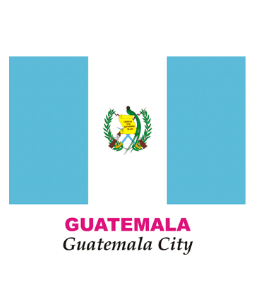Guatemala Flag Coloring Pages