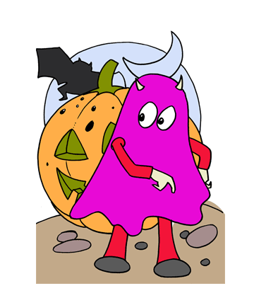 Halloween Shooting Coloring Pages