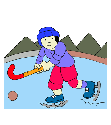 Ice Hockey Coloring Pages