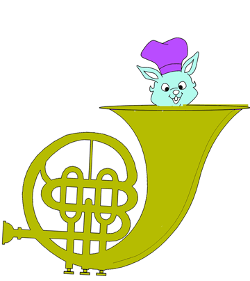 Musical Horn Coloring Pages