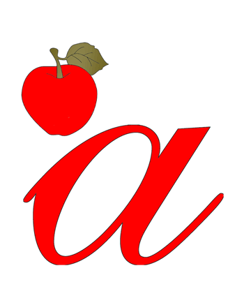 A For Apple Coloring Pages