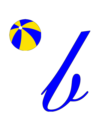 B For Ball Coloring Pages