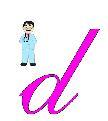 D For Doctor Coloring Pages