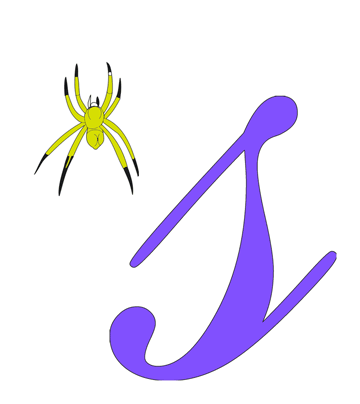 S For Spiders Coloring Pages
