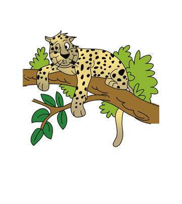 Tired Jaguar Coloring Pages