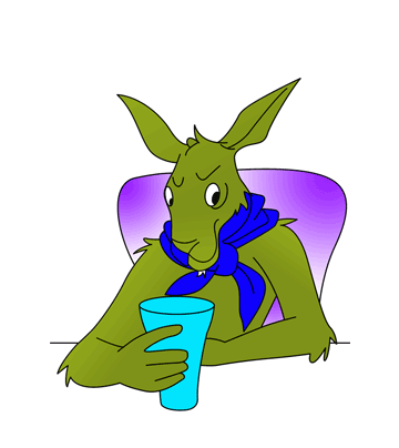 Angry Kangaroo Coloring Pages