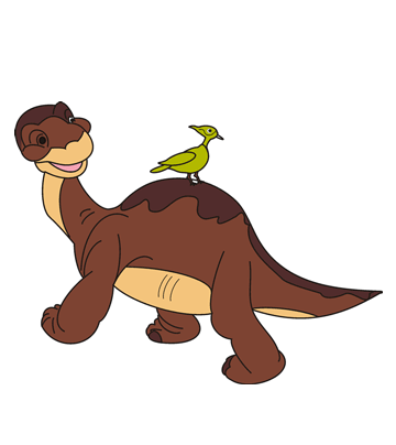 Littlefoot Coloring Pages