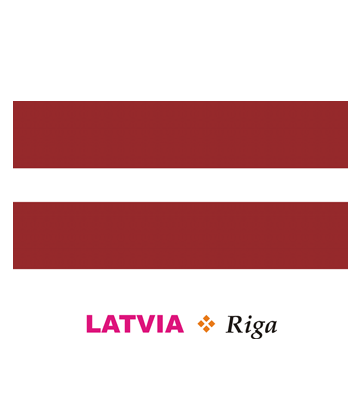 Latvia Flag Coloring Pages