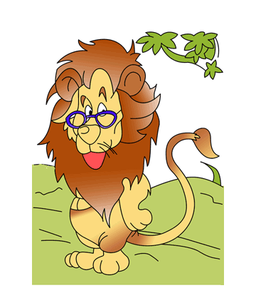 Week Eyed Lion Coloring Pages