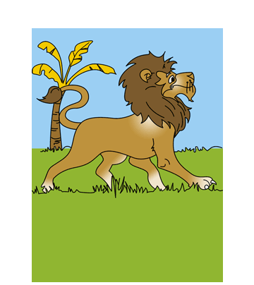 Angry Lion Coloring Pages