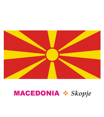 Macedonia Flag Coloring Pages