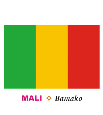Mali Flag Coloring Pages