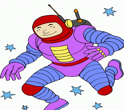 Man In Space Coloring Pages