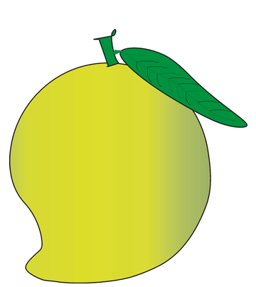 mango coloring page