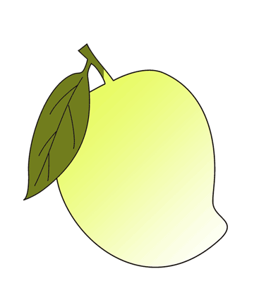 Mango Coloring Pages