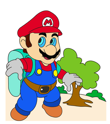 Classic Mario Coloring Pages