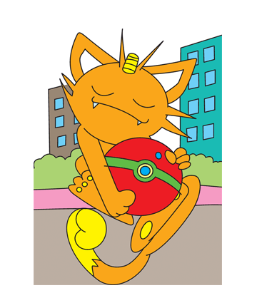 Meowth Coloring Pages