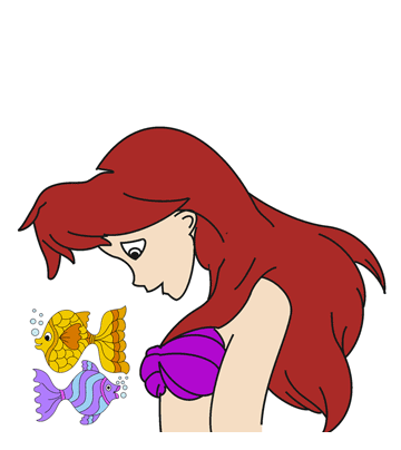 Mermaid Stories Coloring Pages