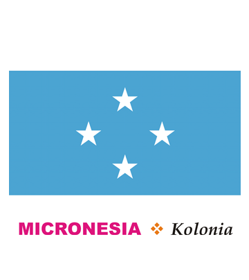 Micronesia Flag Coloring Pages