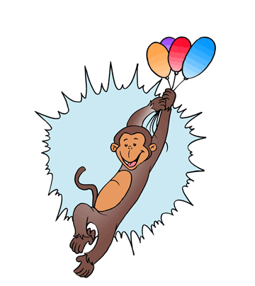 Monkey Coloring Pages