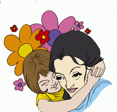 Mother Day Coloring Pages