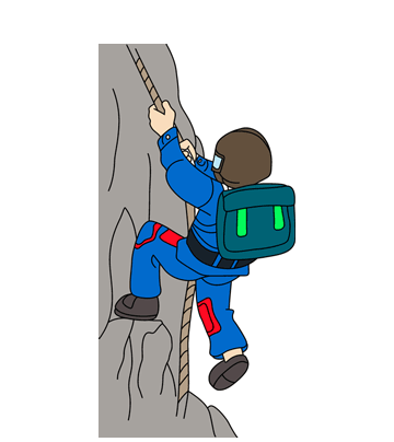 mountain climber coloring pages