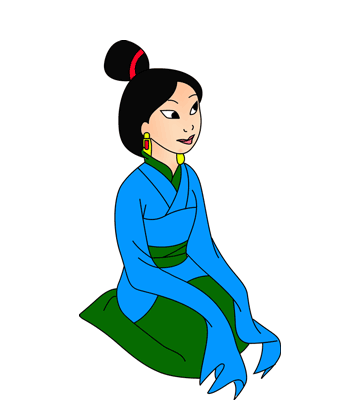 Mulan Coloring Pages