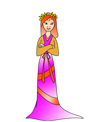 Attractive Mulan Coloring Pages